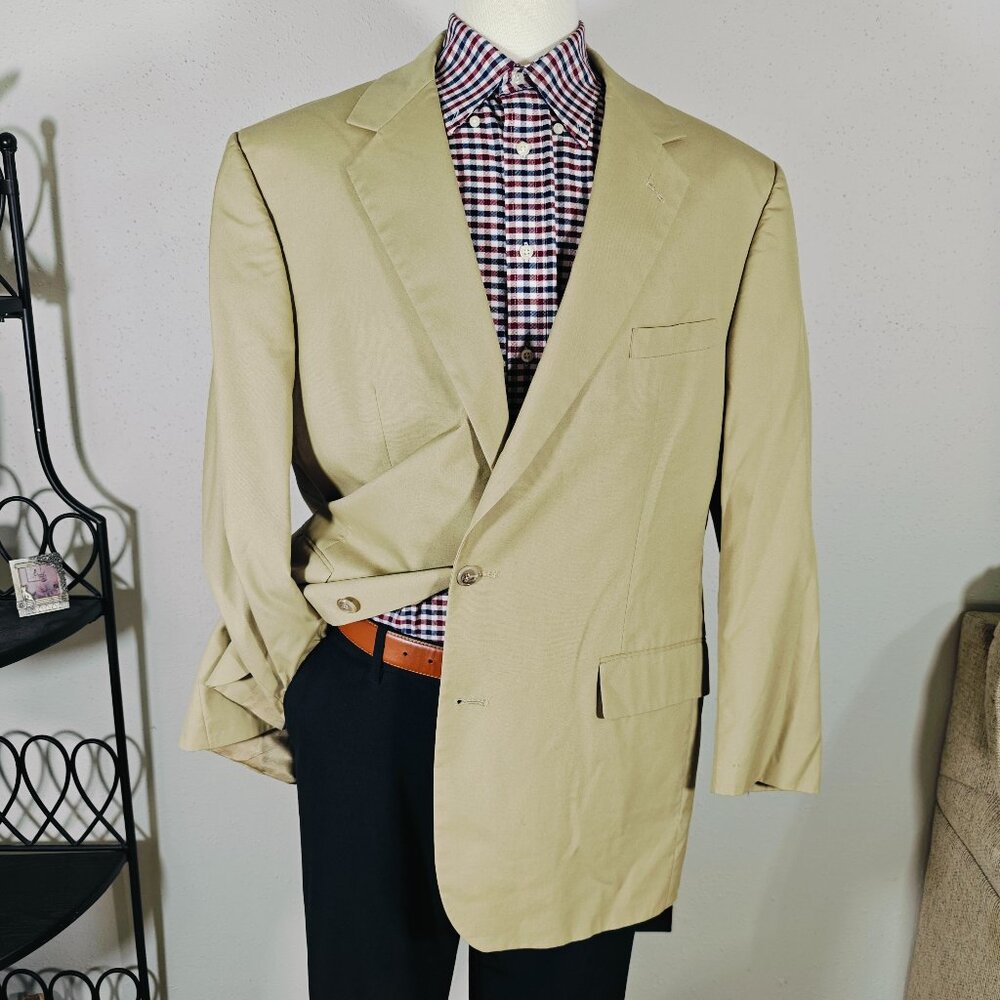 Brooks Brothers Cream Sport Coat Classic Cut